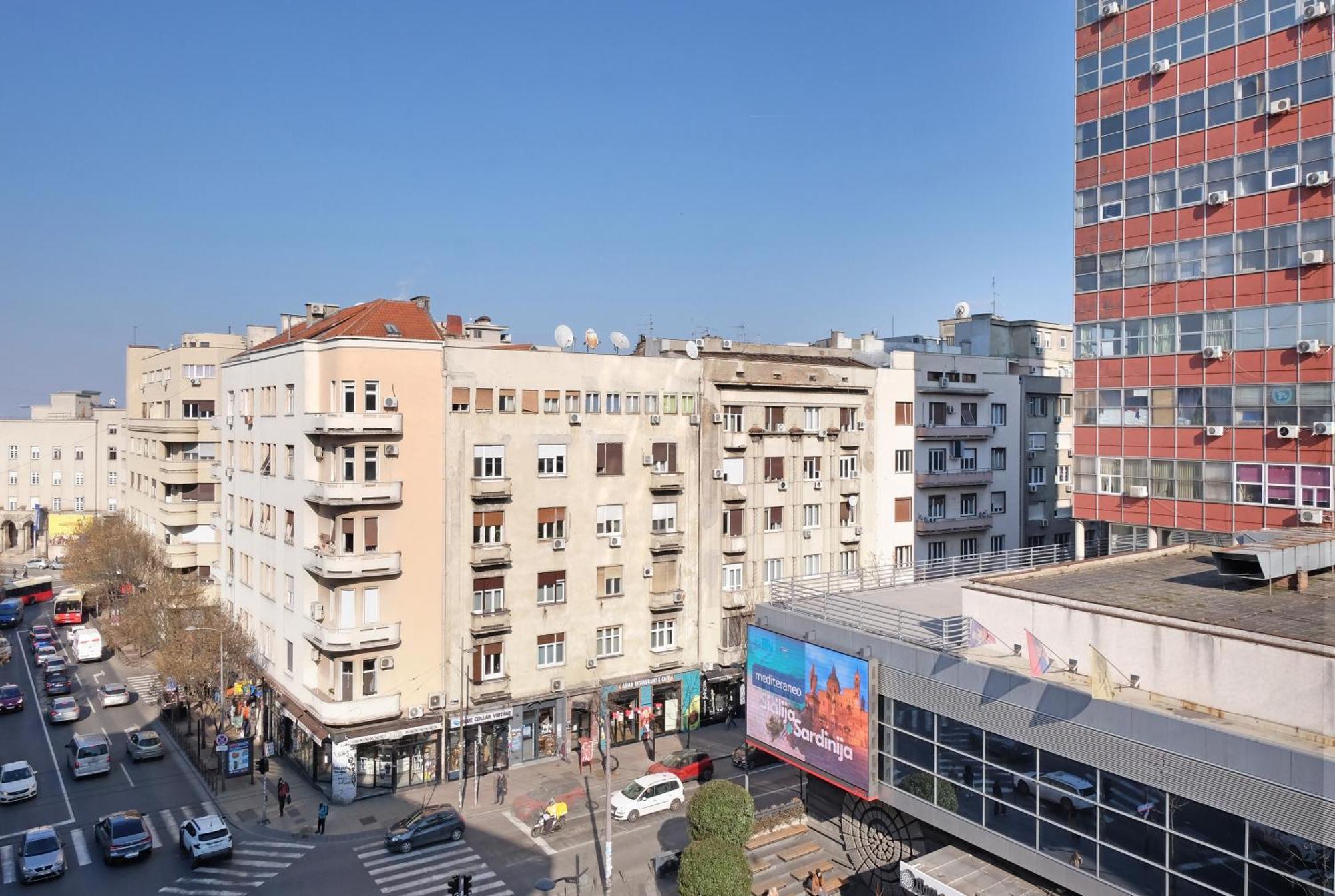 Windows City Apartment Belgrad Exterior foto